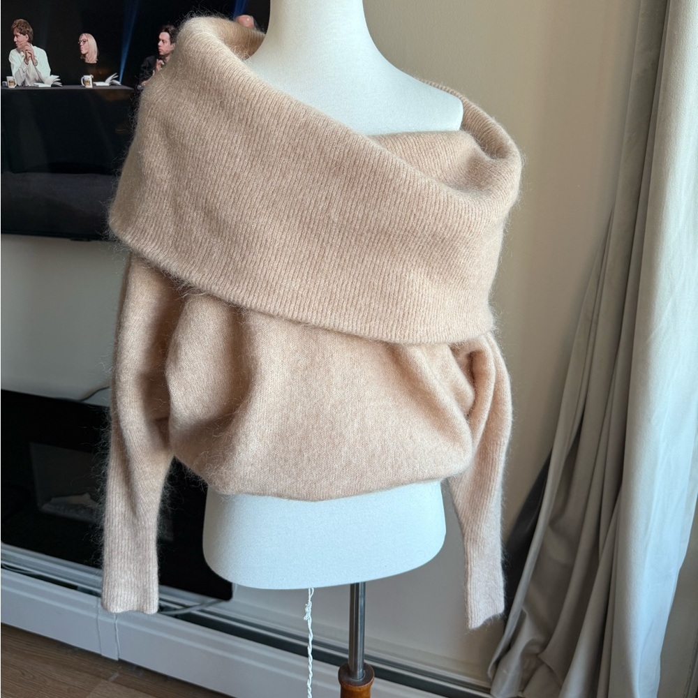 Acne Off-Shoulder Sweater